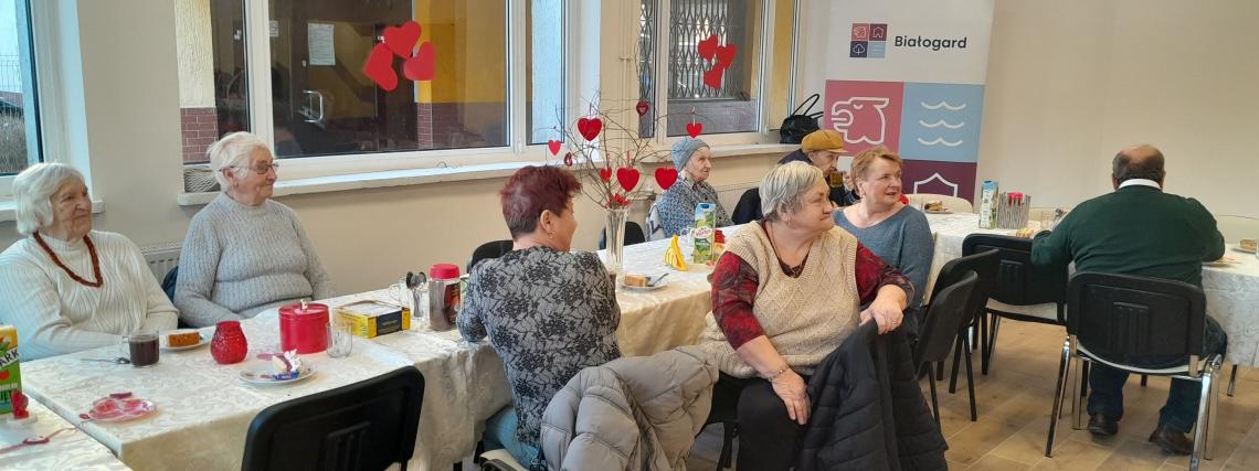 Spotkanie Walentynkowe w Klubie Seniora